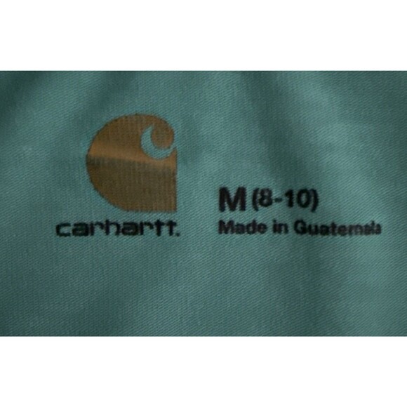 Carhartt Medium Quarter-Zip Force Green Pullover Women’s M 1/4 Zip Mock Neck - Picture 3 of 7